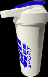 [P090RY1400] SHAKER GAT SPORT 20 OZ WHITE WIT LOGO BLUE