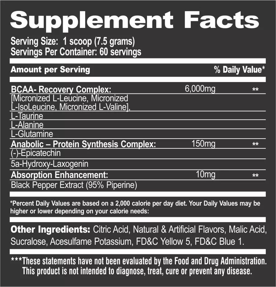 KILLER LABZ BRUTE BCAA 60 SERV