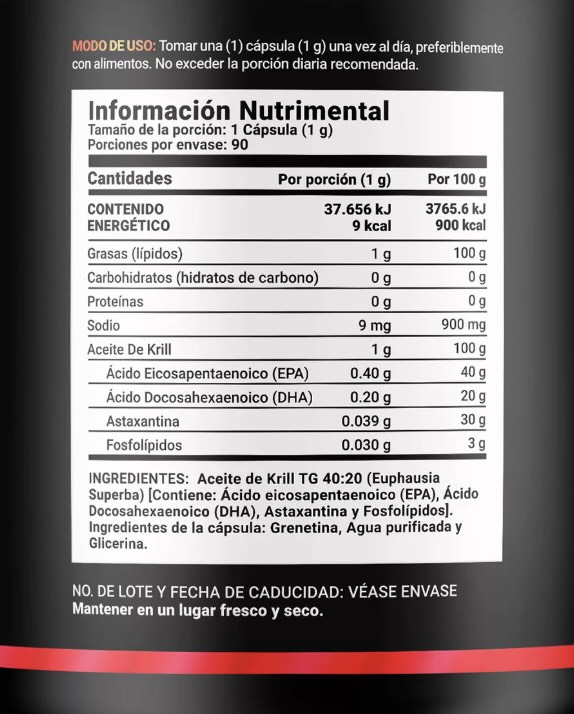 BLIFE Icelandic Krill Oil | Aceite de Krill 90 Caps 1000 mg