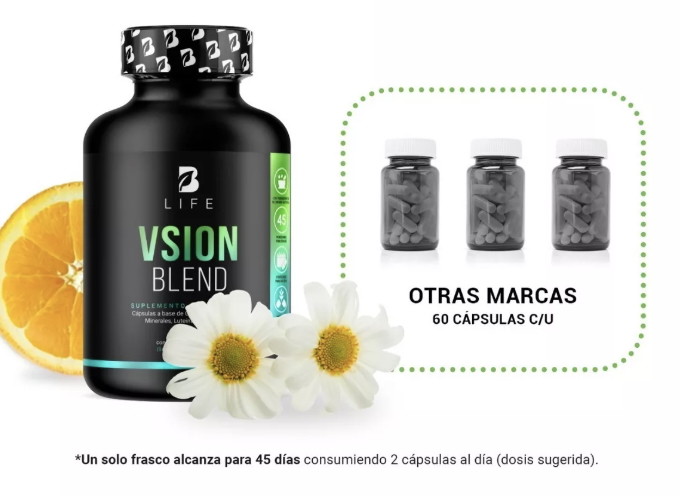 BLIFE Vsion Blend | Mezcla Optica 180 Caps 500 mg