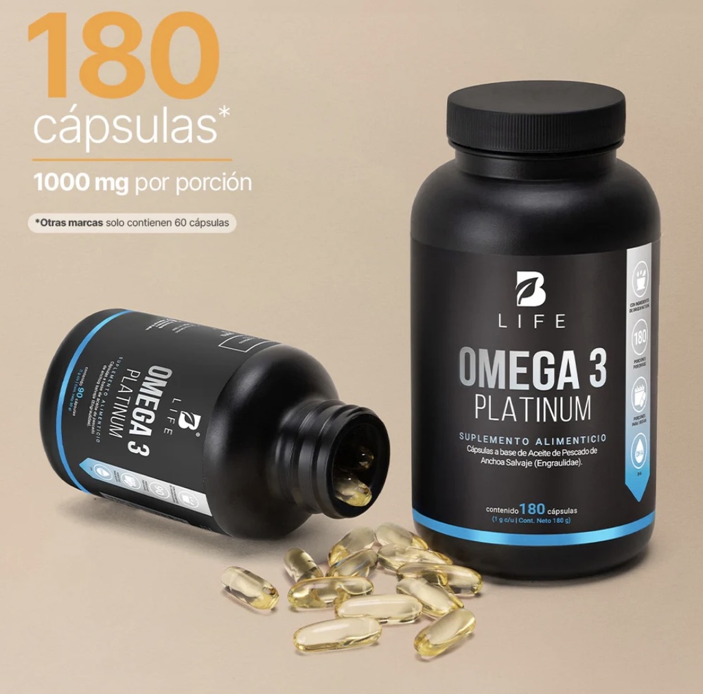 BLIFE Omega 3 Platinum 180 caps 1000 mg