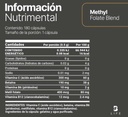 BLIFE Methyl Folate Blend | Mezcla a base de Metilfolato, Vitamina C, Vitamina B6 y B12 180 caps 500 mg