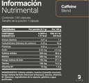BLIFE Caffeine Blend | Mezcla a base de Cafeina, Matcha, Hongo Melena de Leon, Taurina y Vitamina B1 240 caps 700 mg