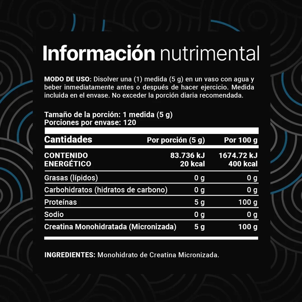 BLIFE Creatine monohydrate 600 gr 120 serv