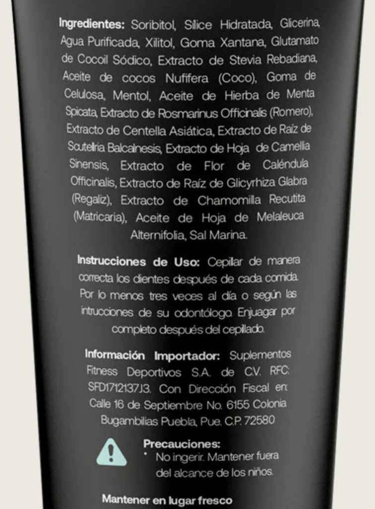 BLIFE Pasta Dental Natural Sin Flúor 6 unidades 148 ml c/u