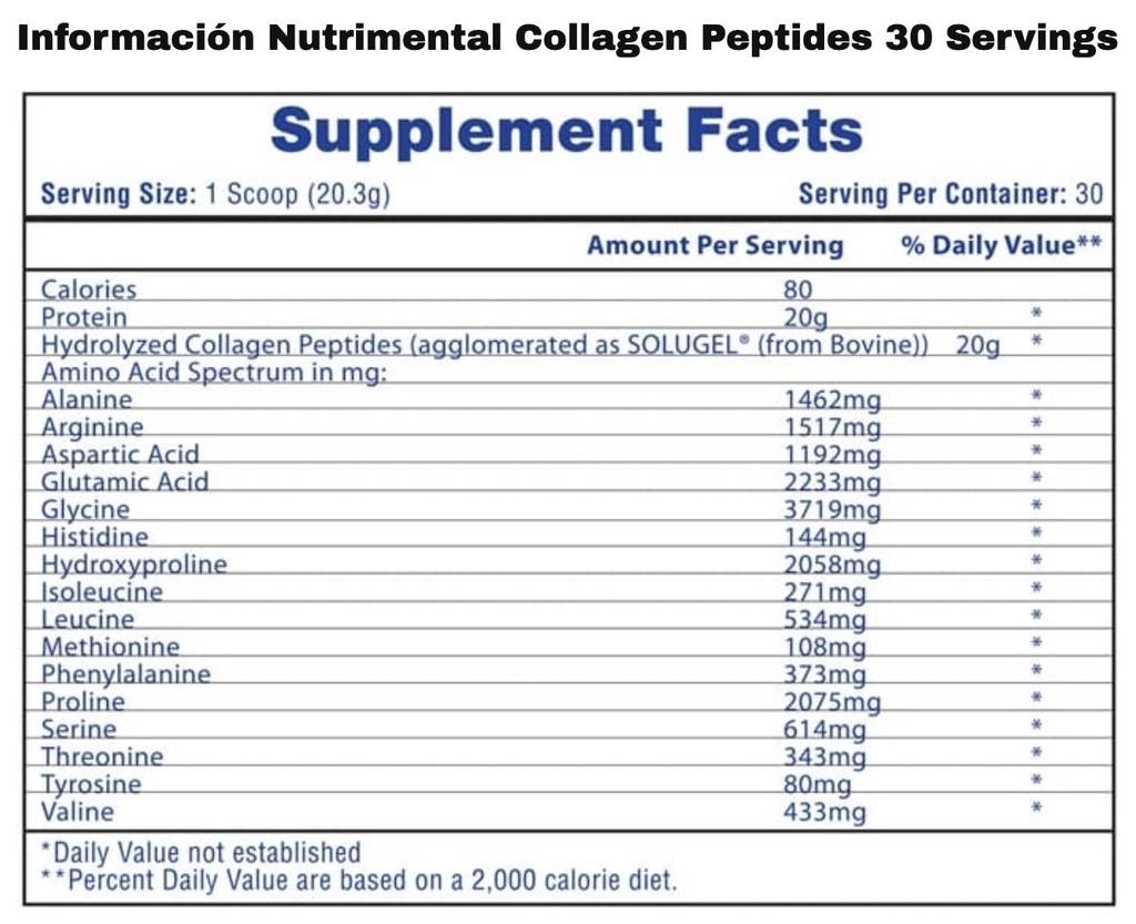 HTP COLLAGEN PEPTIDES 1.34 LBS