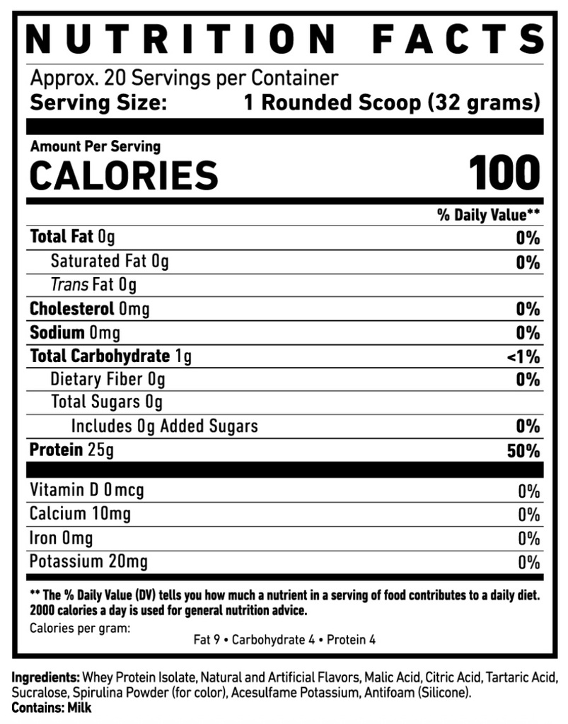 GHOST WHEY CLEAR ISOLATE 20 SERV