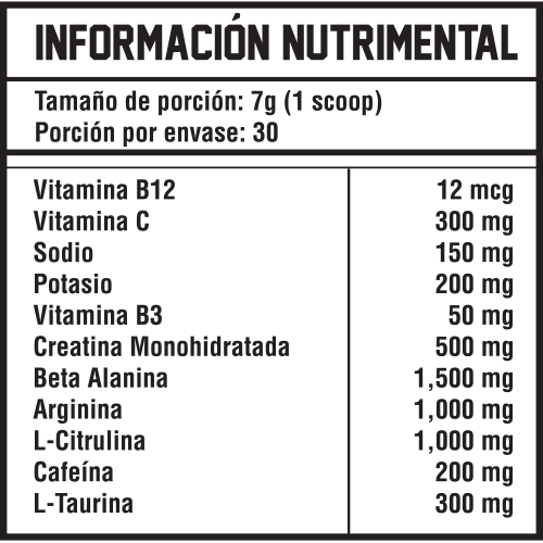 BLACKBEAR, OXIDO PONCHE DE FRUTAS