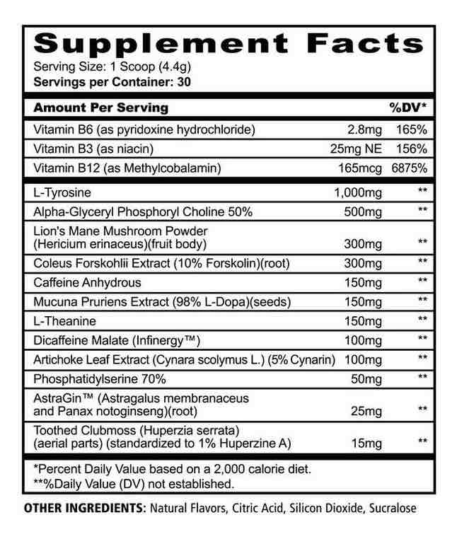 PANDA FOCUS NOOTROPIC 30 SERV