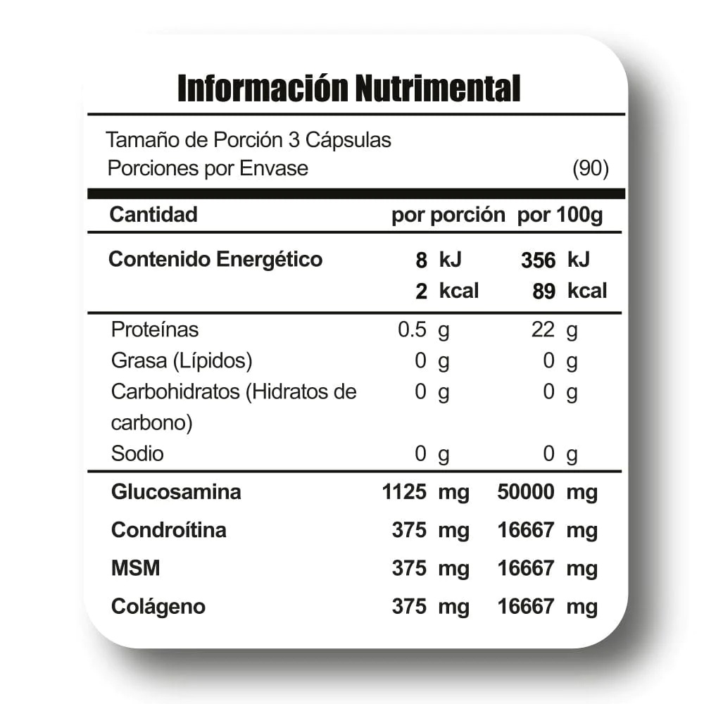 META ELASTIMAX GLUCOSAMIDA 90 TABS 30 SERV