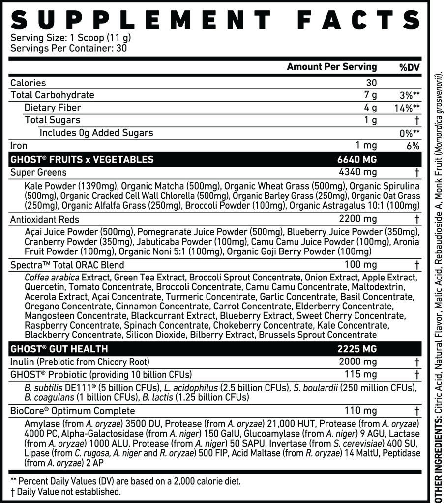 GHOST GREENS SUPERFOOD 30 SERV