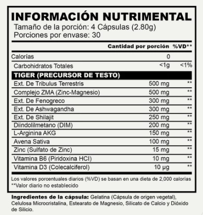 SMILE LABZ TIGER TESTO