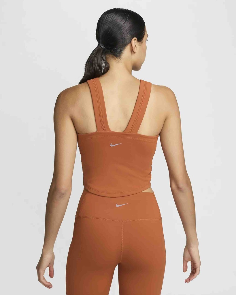 NIKE ONE FITTED CAMISETA DE TIRANTE DRI-FIT CROPPED COLOR ROSA