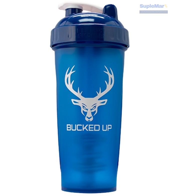 SHAKER BUCKED UP PERFECT SHAKER 28 OZ WHITE-BLUE