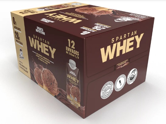 CAJA 12 PACK SPARTAN WHEY PROTEIN DRINK 330ML