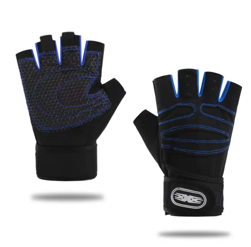 SPORTS GEAR GUANTES GYM UNISEX LINEA AZUL