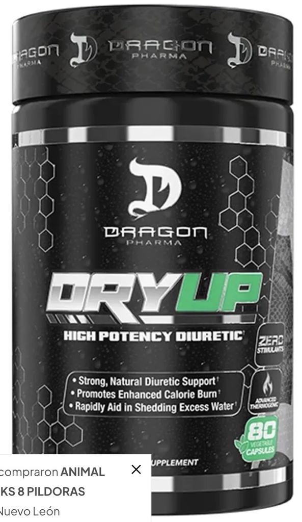 DRAGON DIURETICO DRYUP 80 CAPS